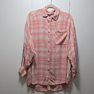 Free People Plaid Shirt